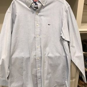 Vineyard vines blue Oxford button down large